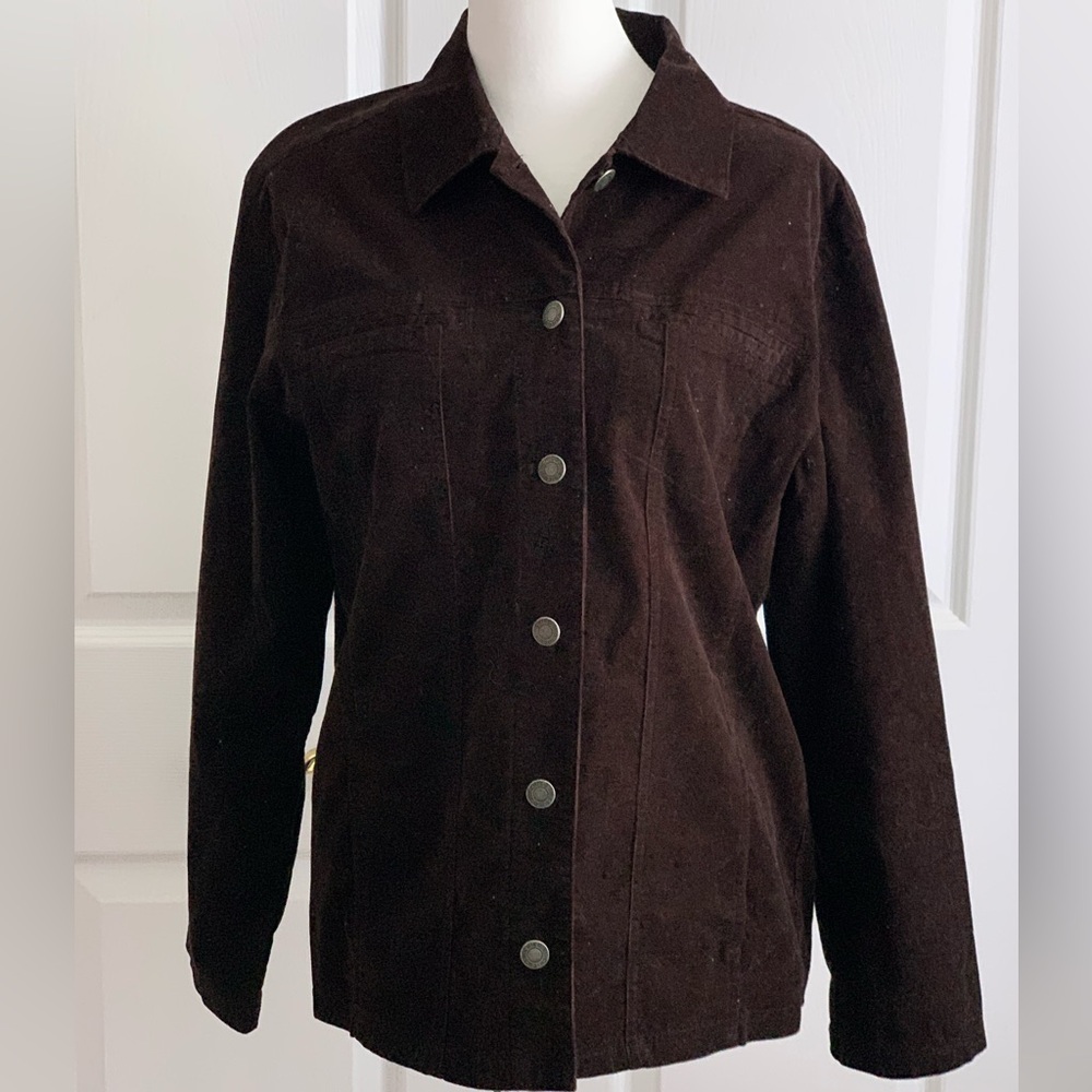 Chico's Dark Brown Jean Jacket